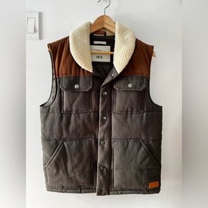 Zara Sherpa Collar Vest